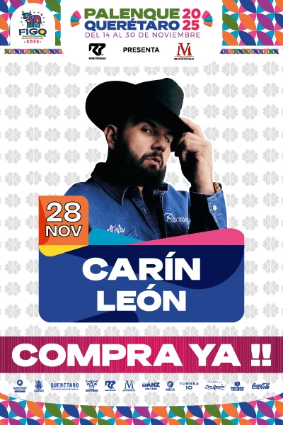 boletos Carin Leon Palenque Querétaro 2025