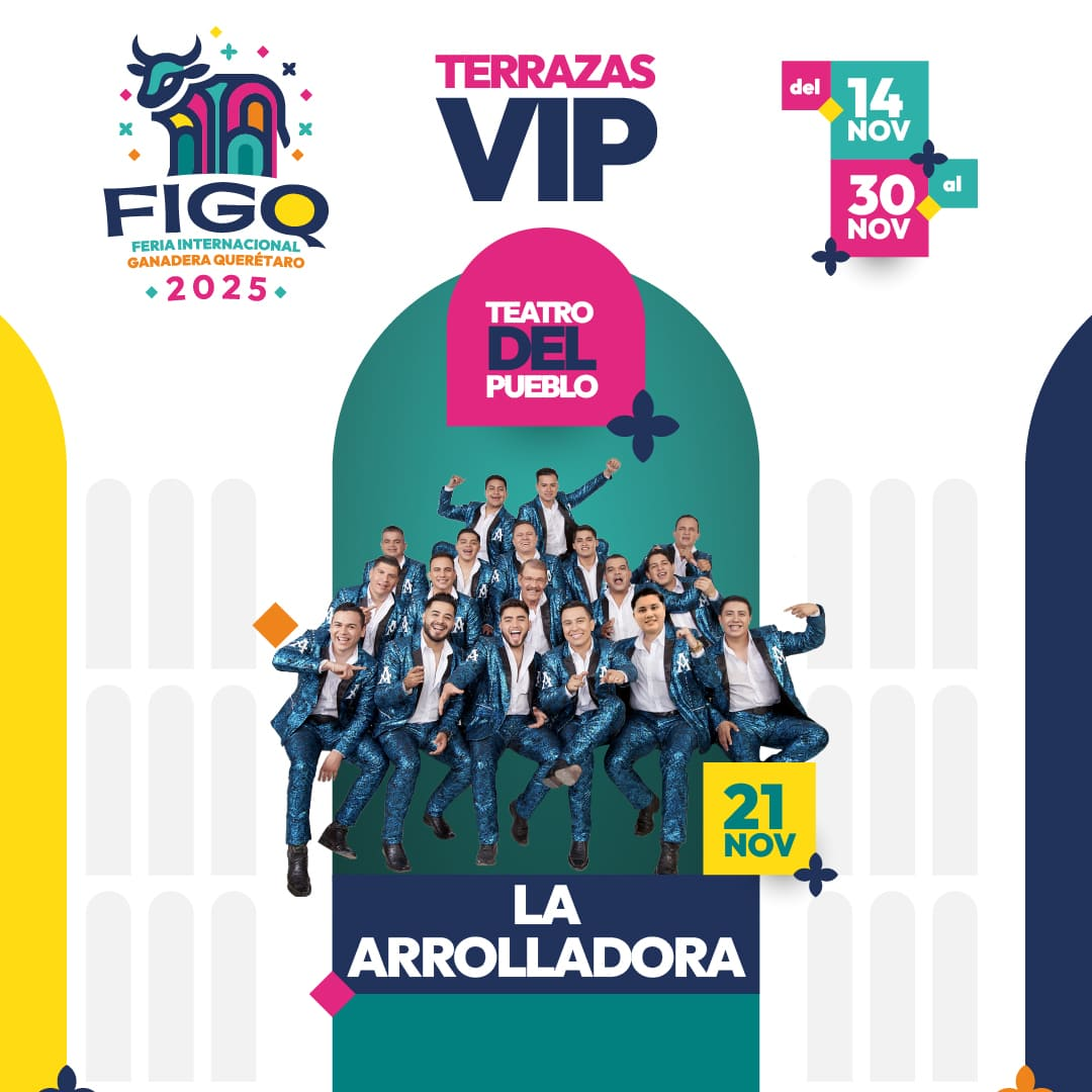 boletos La Arrolladora Feria Queretaro