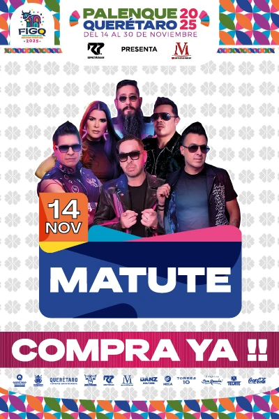 boletos Matute Palenque Querétaro 2025