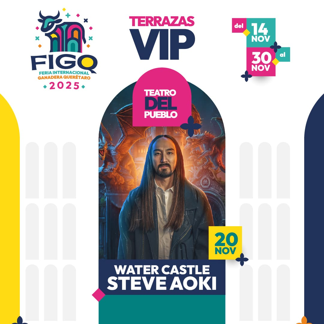 boletos STEVE AOKI Feria Queretaro